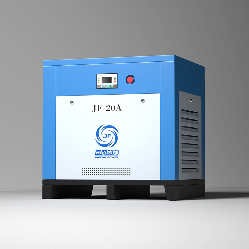 15kw 20hp সরাসরি ড্রাইভ ঘূর্ণমান স্ক্রু বায়ু সংকোচকারী 7-12 বার চাপ সঙ্গে